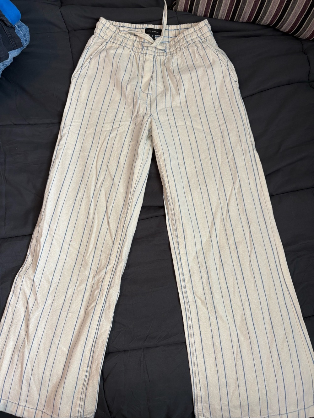 Women’s Striped Linen Pants
